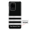 Silver Pilot Epaulette Designed (Customizable) Samsung S & Note Cases