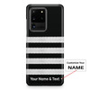 Silver Pilot Epaulette Designed (Customizable) Samsung S & Note Cases