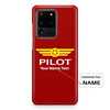 Pilot & Badge (+Customizable Name) Designed Samsung S & Note Cases