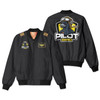 Pilot Bird Patch & Customizable Badge Designed 3D Bomber Jackets