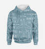 Jet Planes & Airport Signs Printed 3D Hoodies
