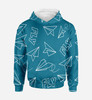 Paper Airplane & Fly Printed 3D Hoodies