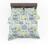 Motivational Travel Badges Designed Bedding Sets