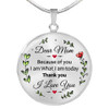 Dear Mom Because Of You I Am What I am Today
