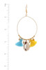 Cowrie Shell Tassel Drop Earring