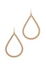 Metal Teardrop Shape Drop Earring