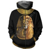 3d Egyptian Pharaoh Lion Hoodie