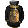 3d Egyptian Pharaoh Lion Hoodie