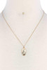 Boat Oval Shape Necklace Boat Oval Shape Necklace
