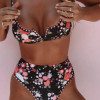 Flower Print Bikini Set