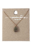 Teardrop Shape Pendant Necklace