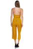 Stripe Sleeveless Jumpsuit