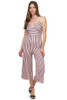 Stripe Sleeveless Jumpsuit