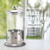 Manual Coffee Espresso Maker Pot Stainless Steel Glass Teapot Cafetiere French Coffee Tea Percolator Filter Press Plunger