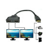 1080P HDMI Port Male to 2 Female 1 In 2 Out Splitter Cable Adapter Converter for Xbox Blueray DVD player PS3 High Resolutions