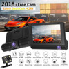 4.0'' IPS HD 1080P Dual Lens Car DVR Video Recorder Auto Registrator Dash Cam DVRS Digital Camcorder + Reverse Backup Camera