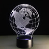 Colour Changing World Map (America) Shape Led Table Lamps