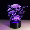 Colour Changing 3D Airplane Shape Led Table Lamps