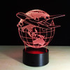 Colour Changing 3D Airplane Shape Led Table Lamps