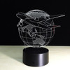 Colour Changing 3D Airplane Shape Led Table Lamps