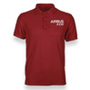 Airbus A330 & Text Designed Polo T-Shirts
