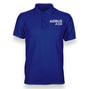 Airbus A330 & Text Designed Polo T-Shirts