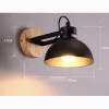 Nordic Black Iron Wall Lamp Modern Wood Wall sconce for Home Decor Led Mirror Bathroom Light Fixtures Living Room Bedroom lights Nordic Black Iron Wall Lamp Modern Wood Wall sconce for Home Decor Led Mirror Bathroom Light Fixtures Living Room Bedroom lights