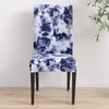 Tie Dye Chair Cover Spandex Stretch Elastic Slipcovers Floral Plain Dyed Chair Covers For Dining Room Wedding Banquet Hotel
