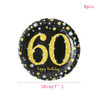 30th 40th 50th 60th Birthday Disposable Party Tableware Cups Plates  Birthday Party Supplies Happy Birthday Party Decor Adult