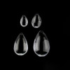 38mm 50mm 63mm Clear Crystal Smooth Teardrop Chandelier Pendant Crystal Glass Hanging Part for Strand Garland Window Home Decor