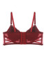 Floral Lace Plunge Bra