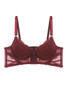 Floral Lace Plunge Bra