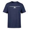 Cessna 172 Silhouette Designed T-Shirts
