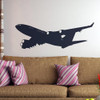 Departing Four Engine Jet Designed Wall Sticker