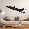 Climbing Business Jet Designed Wall Sticker