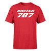 Boeing 787 & Text Designed T-Shirts