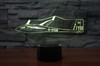 Cruising Glider Designed 3D Lamps