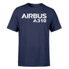 Airbus A310 & Text Designed T-Shirts