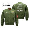 Keep Calm I'm a Pilot Designed Pilot Jackets (Customizable)