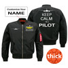 Keep Calm I'm a Pilot Designed Pilot Jackets (Customizable)