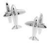 Airplane Shaped Cuff Links