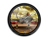 Fighting Falcon F35 at Airbase Printed Wall Clocks