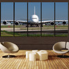 Face to Face with Airbus A380 Printed Canvas Prints (5 Pieces)