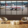 Swiss Airlines Boeing 777 Printed Canvas Prints (5 Pieces)