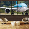 Face to Face with Korean Airlines Boeing 777 Printed Canvas Prints (5 Pieces)