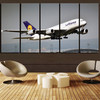 Departing Lufthansa's A380 Printed Canvas Prints (5 Pieces)