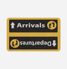 Departures & Arrivals 5 Designed Bath Mats