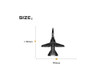 Superjet from Above Designed Wall Sticker
