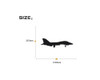 Landing Superjet Designed Wall Sticker