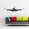Landing Boeing 747 from Behind Designed Wall Sticker